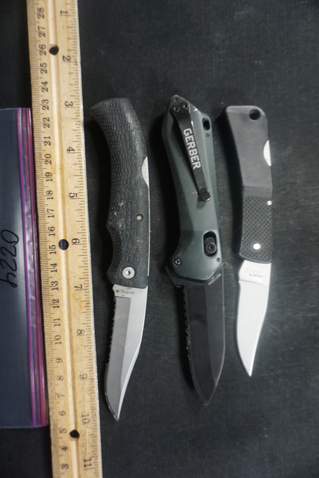 0224 Three Gerber pocket knives eBay