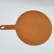 Epicurean Natural Wood Fiber Laminate Pizza Board With 5" Handle - 12"Dia