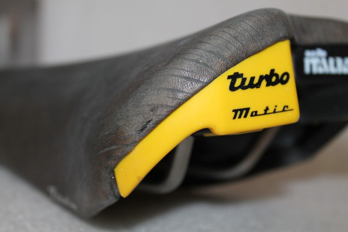Selle Vélo Vintage Selle Italia Turbo Matic Titane 1992 - Route/VTT - Collection