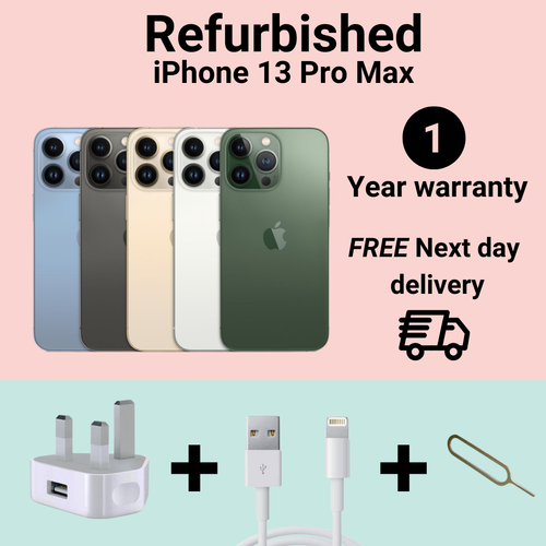Apple iPhone 13 Pro Max Good Refurbished All Sizes and Colours Unlocked - Picture 4 of 15