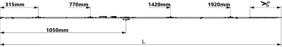 Maco MM Getriebe 201844 GM 1050 FFH2201-2450  oder  Stulpflügelgetriebe 221909