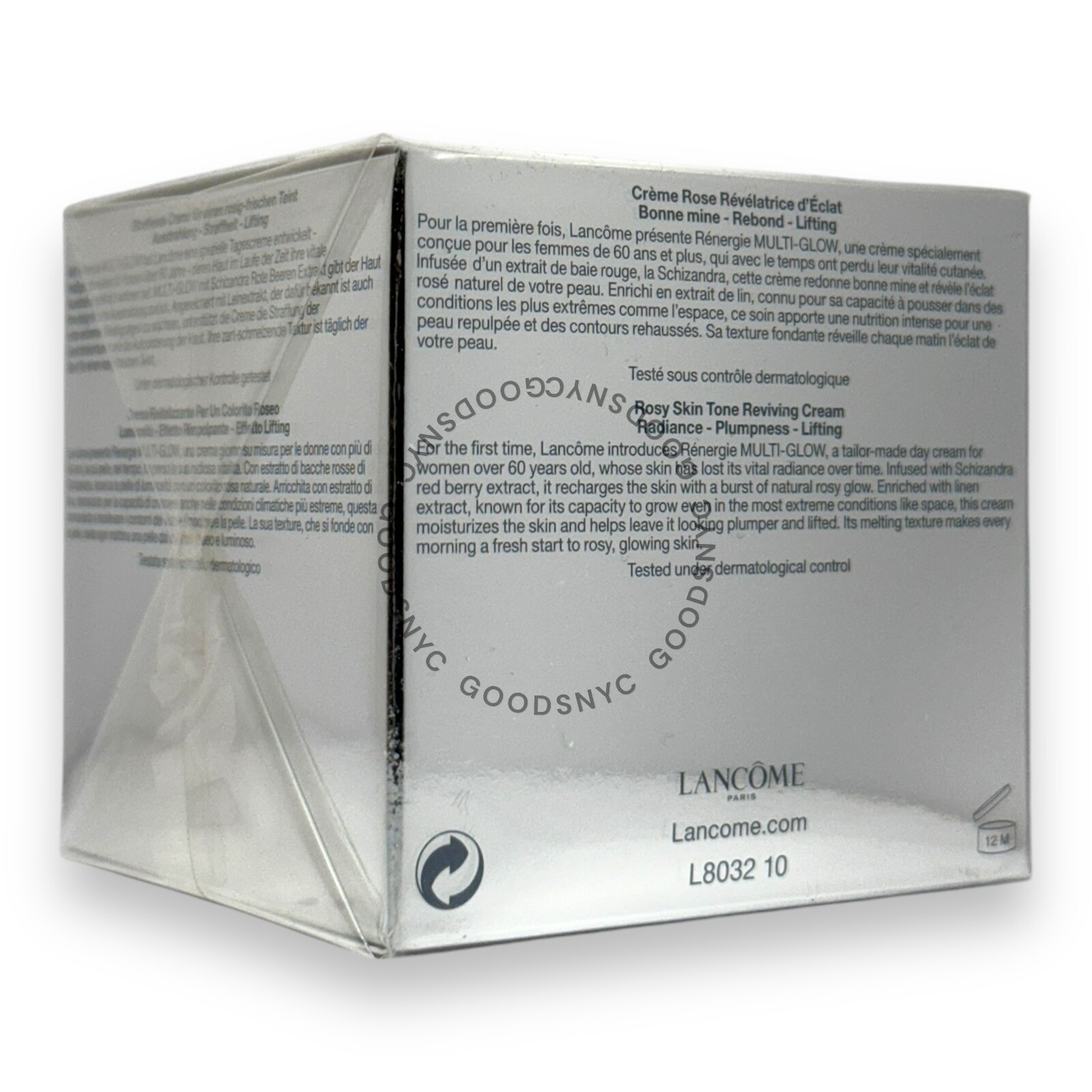 Lancome Renergie Multi-Glow Skin Rosy Tone Reviving Cream (50ml/1.7oz) SEALED