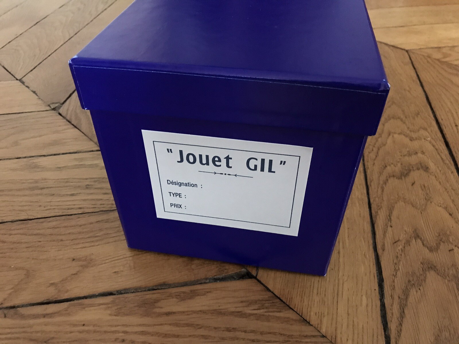 Boîte neuve pour canot GIL jouet en tôle ancien 53cm de collection