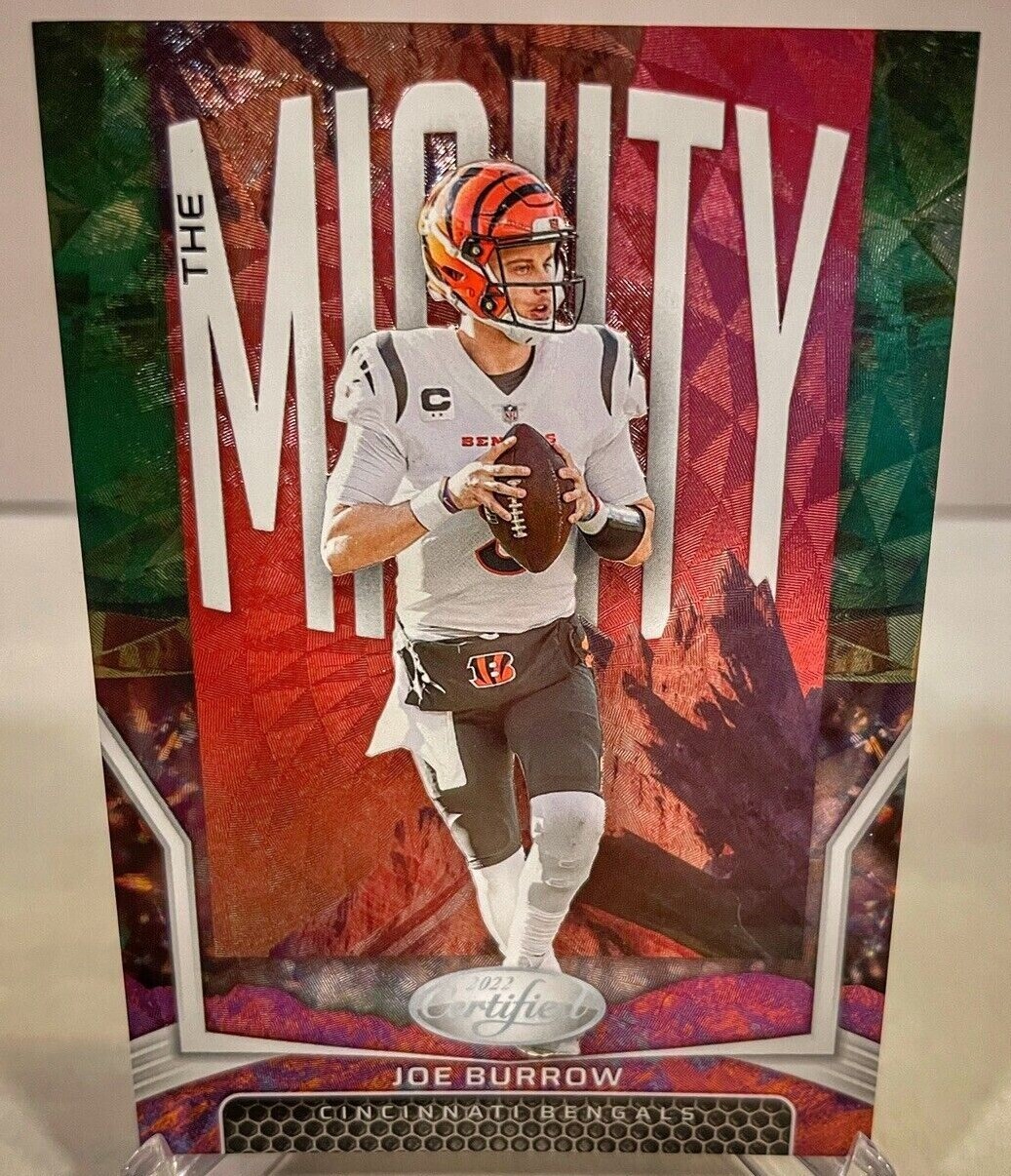 2022 Panini Certified JOE BURROW TM-4 The Mighty CASE HIT Bengals SSP RARE (E18)