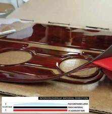 INTERIOR WOOD DASH TRIM KIT FITS KIA FORTE 2010 2011 2012 2013 LX EX SX