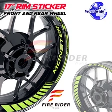 17 inch Rim Sticker Letters Decal For Ducati Monster 750 04 05 06 07 08 09 10 11