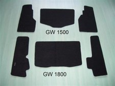 3 Pièce Kofferteppiche Tapis pour Valise Convient pour Honda Goldwing Gl 1800