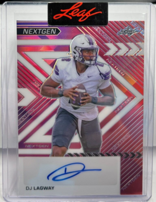 DJ Lagway 2024 Leaf Metal NextGen Prismatic Autograph Auto #'d 194