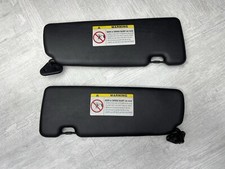 01-06 Bmw E46 M3 Convertible Left Right Sunvisors Sun Visors Black Pair