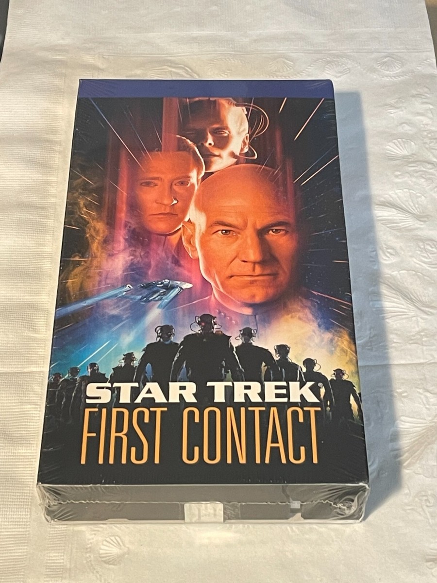 STAR TREK FIRST CONTACT - VHS 1997 - PATRICK STEWART - PARAMOUNT