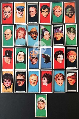 CONAN DOYLE Characters Sherlock HOLMES Cigarette 25 Cards FULL/FULL SET 1923