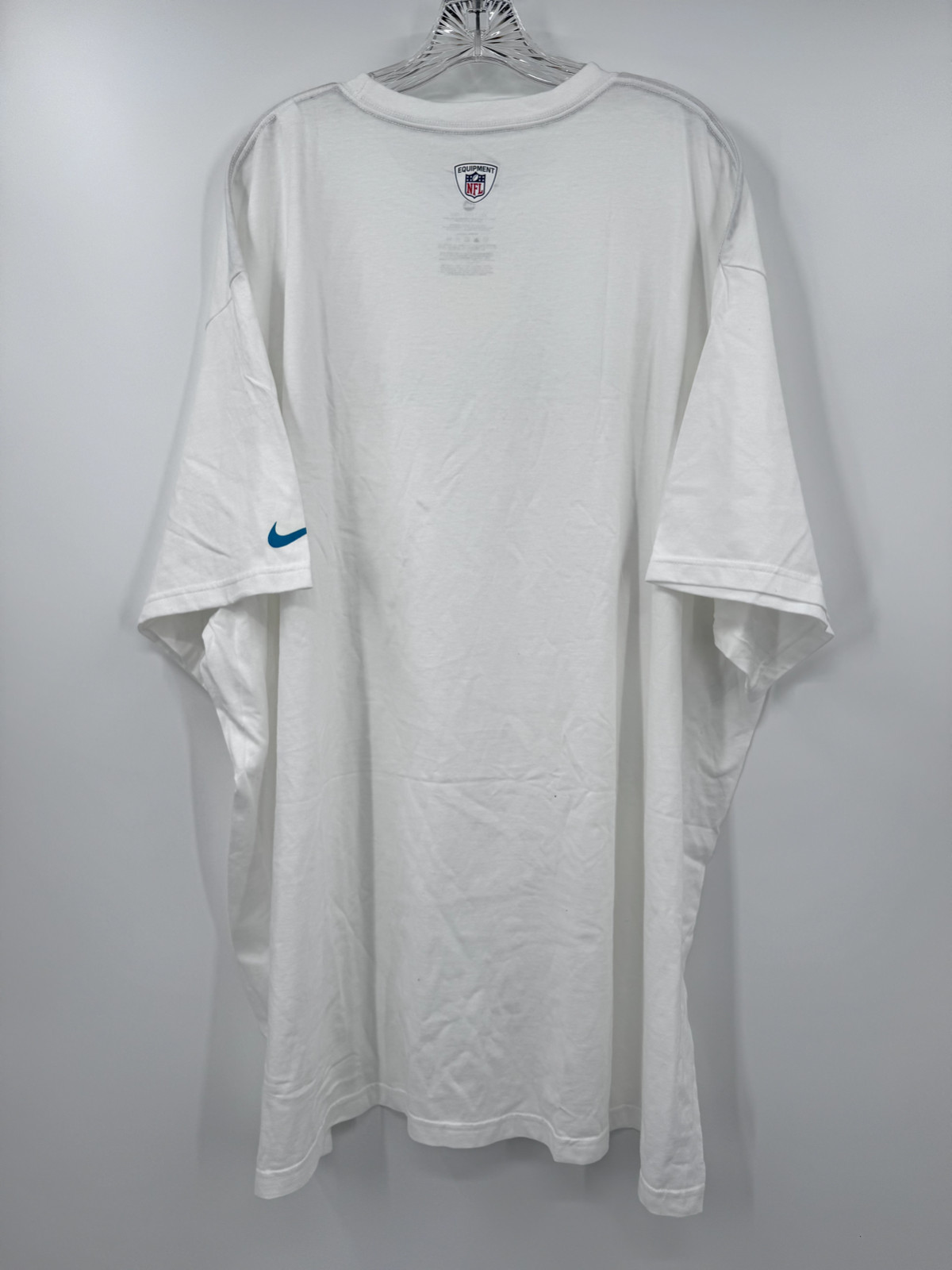 MIAMI DOLPHINS TEAM ISSUED NIKE DRI-FIT WHITE SHORT SLEEVE NFL EQUIPMENT 3XL