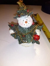 Vintage Christmas Snowman Ornament Christmas Fantasy RARE