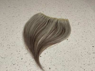 Echthaar Extensions Clip in Streifen 1 Stück weiß blond #33 8'' lang