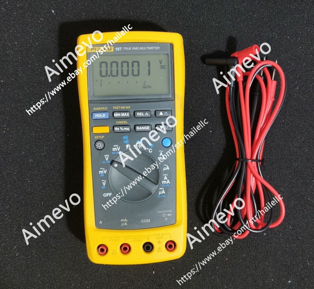 Fluke 187 True RMS Digital Multimeter With Case Fully Tested Fluke 187 True RMS Digital Multimeter With Case Fully Tested