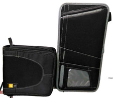 Car Sun Visor Cd Dvd Card Case Storage Holder Disc Organizer Universal Fit Black