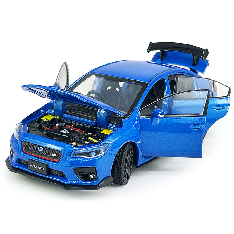 1:32 Subaru WRX STI Model Car Diecast Toy Cars Boys Toys for Kids