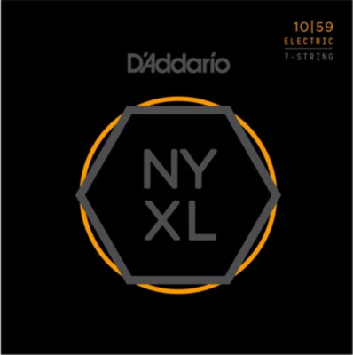D'Addario Nickel Wound, Light Top Heavy Bottom, 10-59 Electric Guitar Strings
