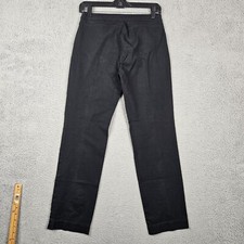 Weekend Maxmara Women's Black Straight Leg Trousers Size 2