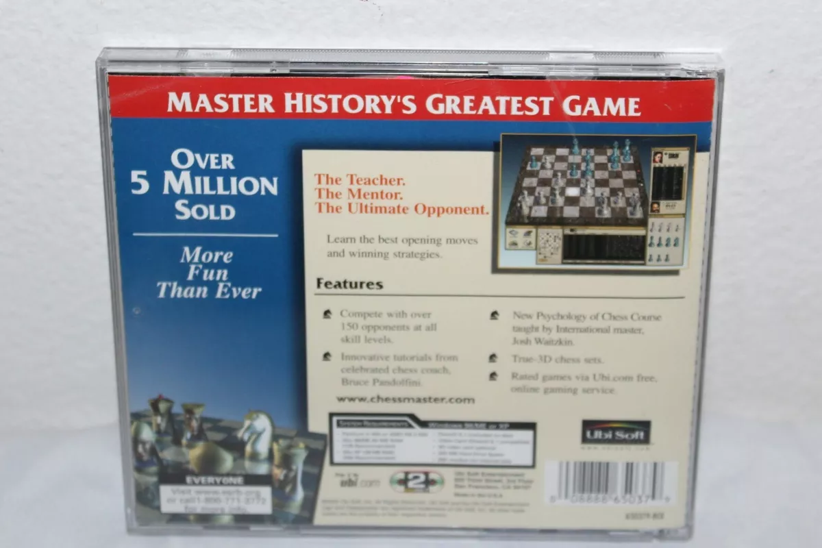 Chessmaster 9000 PC CD-ROM Computer Game - Two Discs - Windows 98/ME/XP