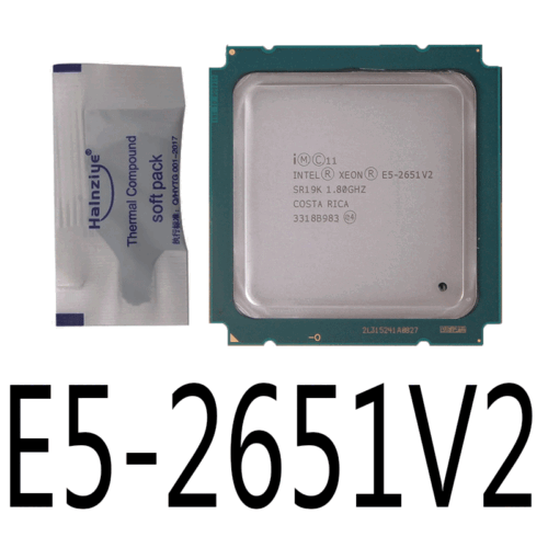 intel Xeon E5-2651 V2 E5-2696 V2 E5-2667 V2 E5-2695 V2 CPU Processor - Picture 1 of 8