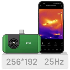 AMPBANK M256 Android infrared thermal imager camera 450℃ Temp Range 25Hz 256×192