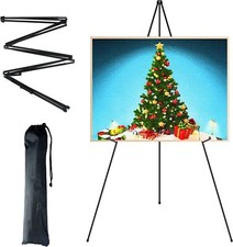Easel Stand for Display, Easel Stand for Wedding Sign, 63" Folding Poster Easel,