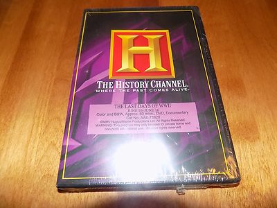 LAST DAYS OF WORLD WAR II JUNE 10-16 Nazi WWII End History Channel RARE ...
