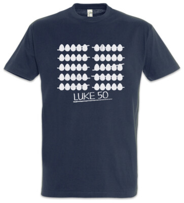 Luke Egg Eating T-Shirt Luke Jackson Dragline Cool Lucille Hand Luke Eggs Fun