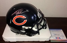 Roschon Johnson Chicago Bears Riddell Speed Signed Autographed Mini Helmet PSA A
