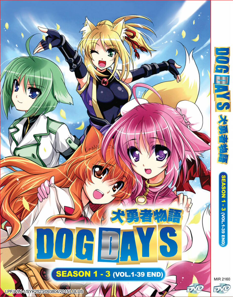 ANIME DOG DAYS COMPLETE TV SERIES SEASON 1-3 VOL.1-39 END DVD ENG