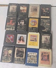 Lot 16 8 Track Tapes Rock Kiss, Beatles, Led Zeppelin Pink Floyd Jimi Hendrix