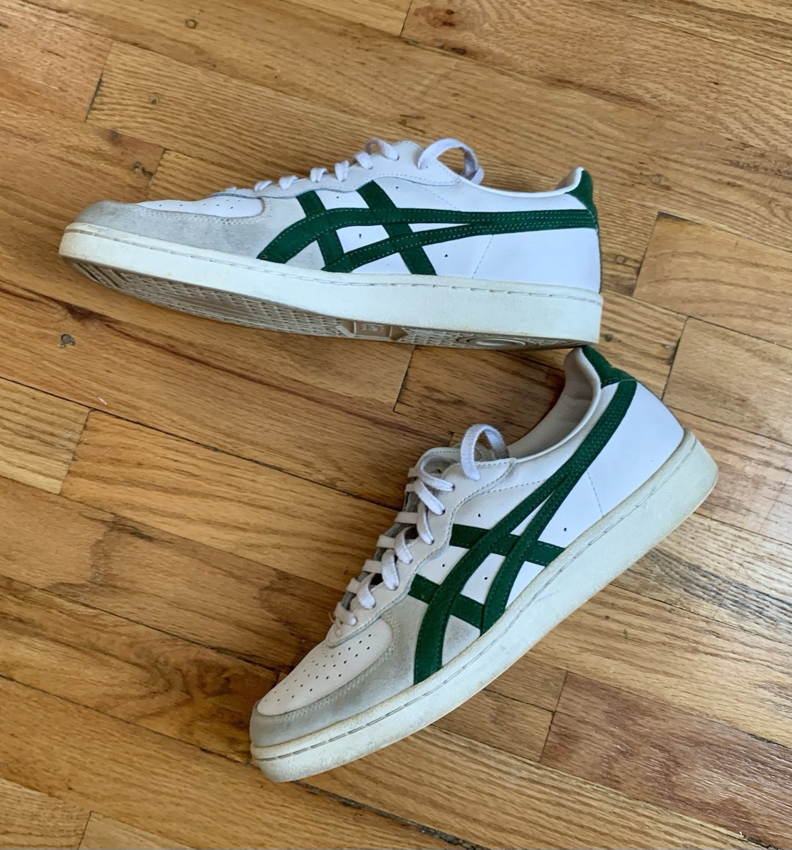ASICS Onitsuka Tiger Sneakers GSM D5K2Y White/green Mens Shoe Lace