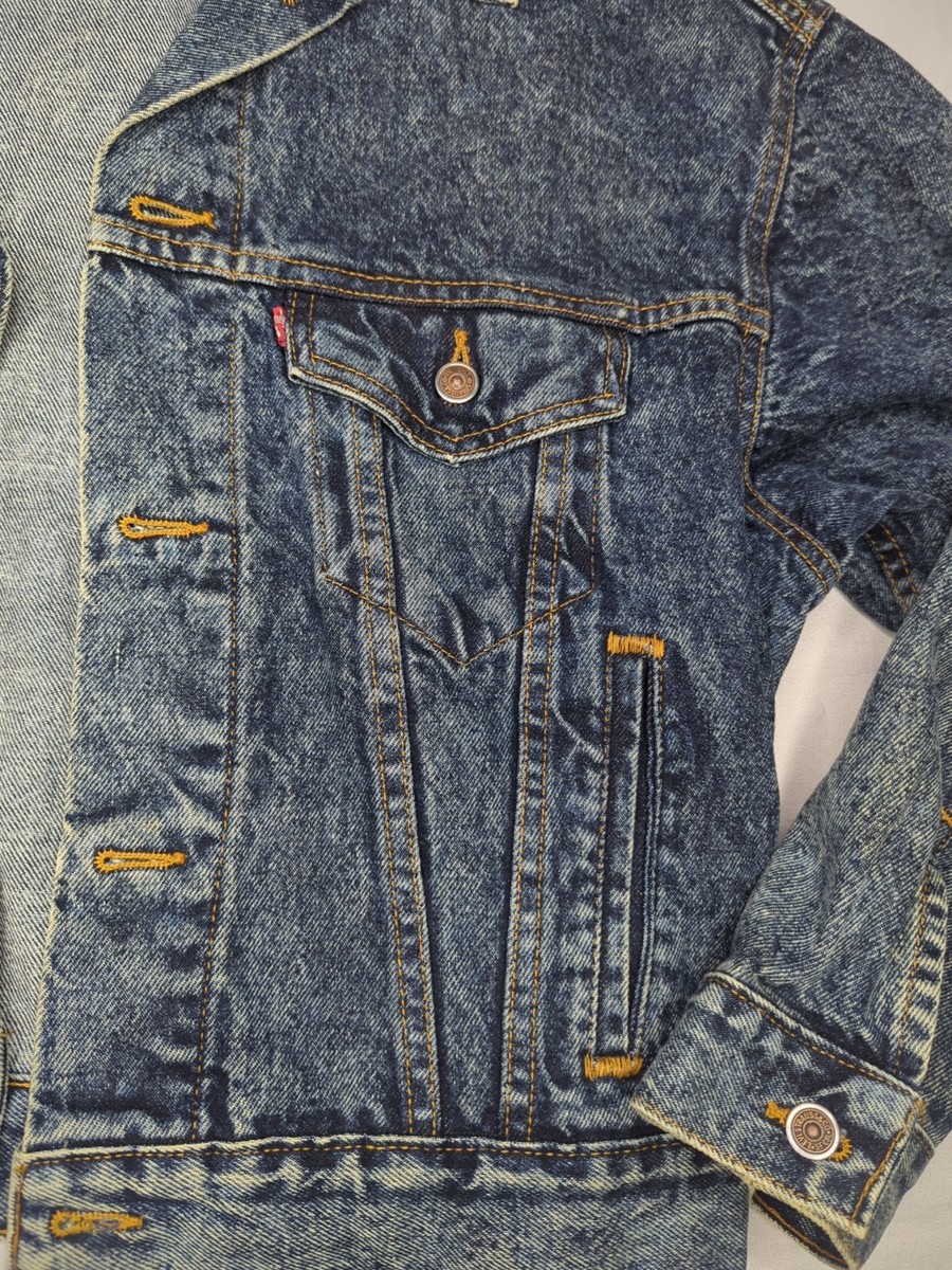 Levi's denim jacket Trucker 70508 Levi's USA製 Vintage Size 70508-7112 Jacket Trucker Relaxed Denim Levis ジャケット・アウター