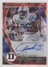 2021 Panini Prizm Draft Picks Red Ice Chris Rumph II #DPA-CRU Auto 1h3z