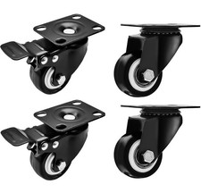 4 Pack Online Best Service 114-R53 Swivel Caster Wheels...