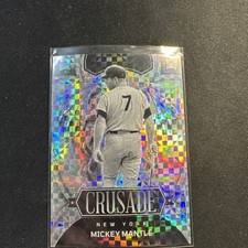2023 Panini Chronicles Crusade Building Blocks Mickey Mantle #11 HOF 