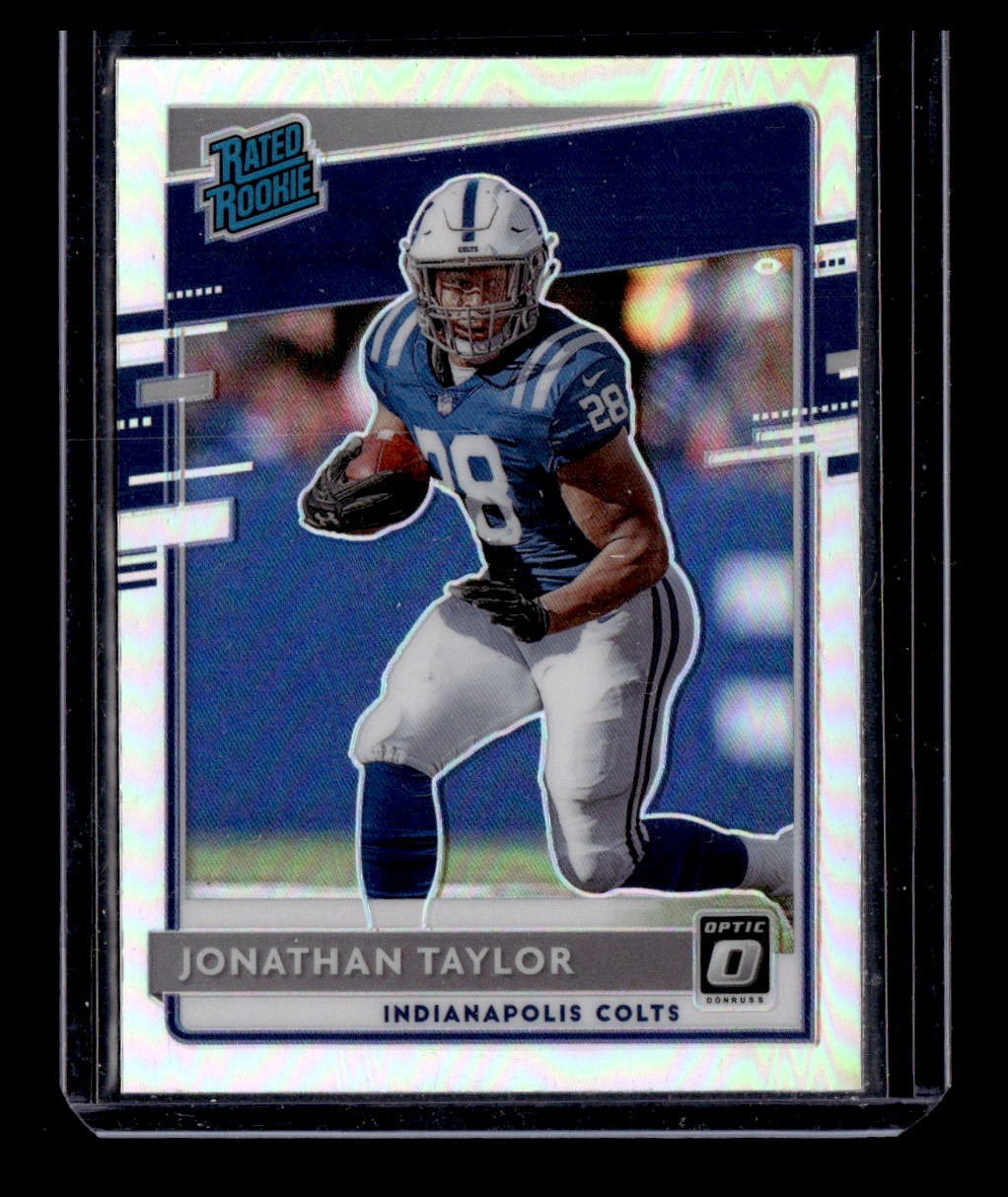 2020 Donruss Optic #167 Jonathan Taylor Rated Rookie Holo