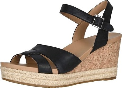 Ugg Espadrilles Coverdale 1112681 Sandalen Schuhe Keilabsatz Plateau Black EU41