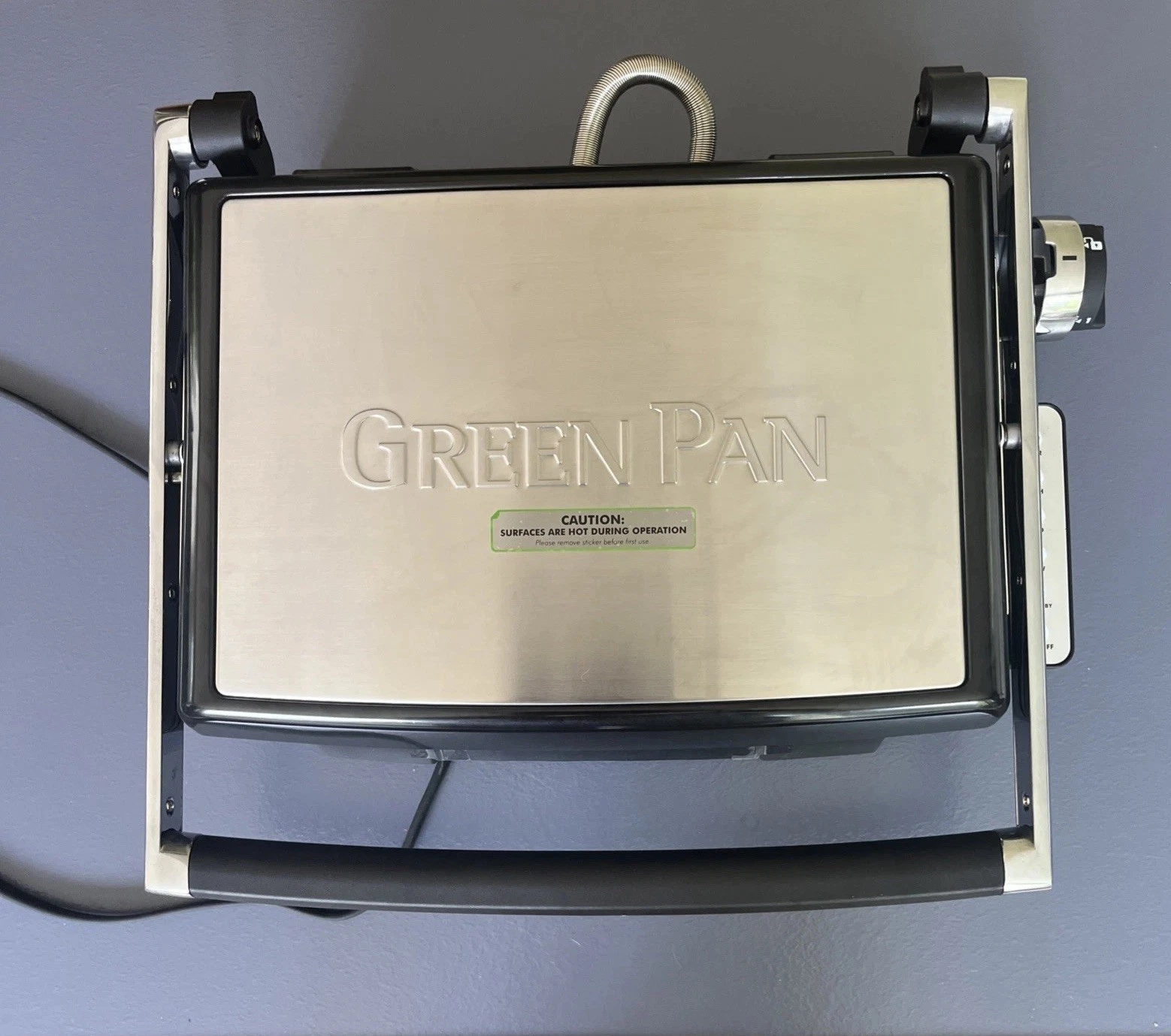 GreenPan Premiere Grill & Griddle with Ceramic Nonstick Coating - NEW