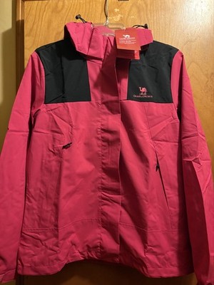 Brand New Camel Crown Women s Rain Jacket Size M (Rose Red)