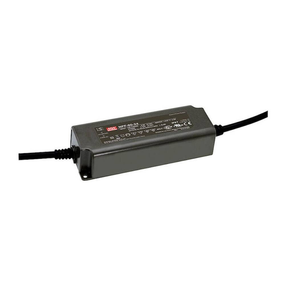 Driver LED MW Mean Well NPF-60-24 transformateur électronique 60W 24V 2.5A