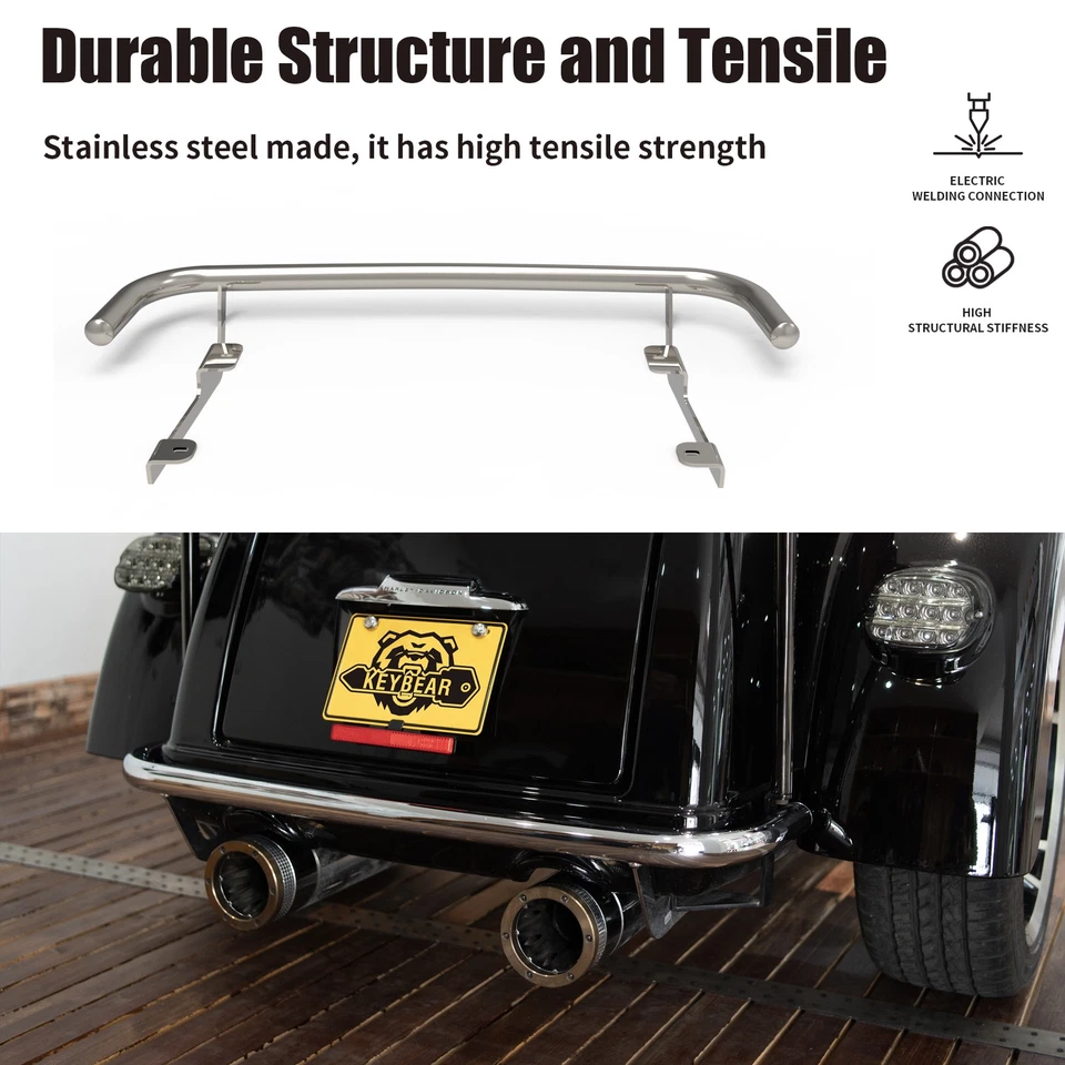 Harley Davidson Rear Crash Bar for 2009-2024 Triglide/2020-2022 CVO Tri Glide Gu - Image 4 of 4