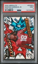 2024 Panini Absolute - Explosive Marvin Harrison Jr. #EXMHJ PSA 9 (RC)