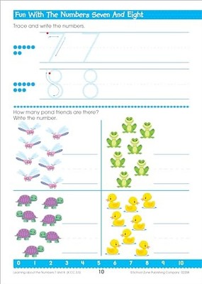 Workbooks-Math Readiness Grades K-1, Joan Hoffman and B