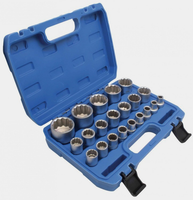 "Vielzahn SteckschlüSsel Stecknuss Satz MultischlüSsel 21Tlg 8-36Mm 12-Kant 1/2\""