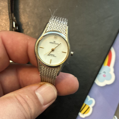 Anne Klein Women s Anne Klein II Quartz Analog Gold Case White Dial Mesh Band