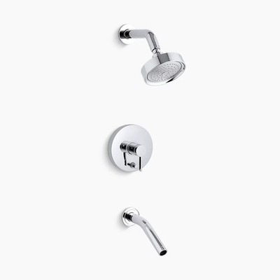KOHLER K-T948-4-CP STILLNESS RITE TEMP PRESSURE BATHROOM SHOWER BATH FAUCET SET