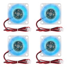 4Pcs 3010 Fan 30mm 30x30x10mm RGB Fan Color Led DC 12V 3010 DC Cooler Hydraul...