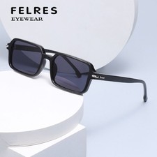 Square Fashion Sunglasses Men Women Small Frame Simple Traveling Driving Glasses